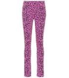 Isabel Marant Leopard High-rise Skinny Jeans