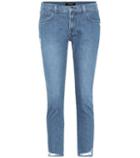 J Brand Sadey Cropped Mid-rise Skinny Jeans