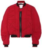 Roger Vivier Cotton Twill Bomber Jacket