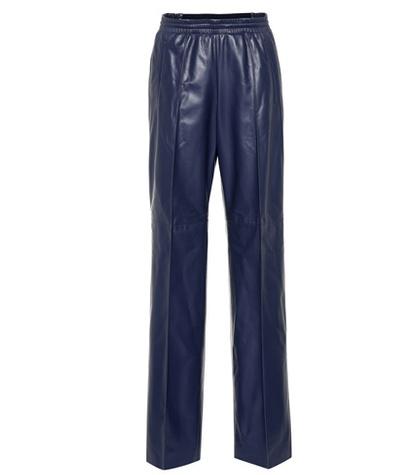 Prada Wide-leg Leather Pants