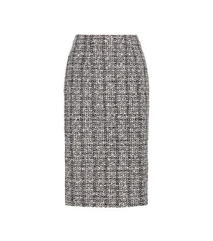 Alexander Mcqueen Tweed Pencil Skirt
