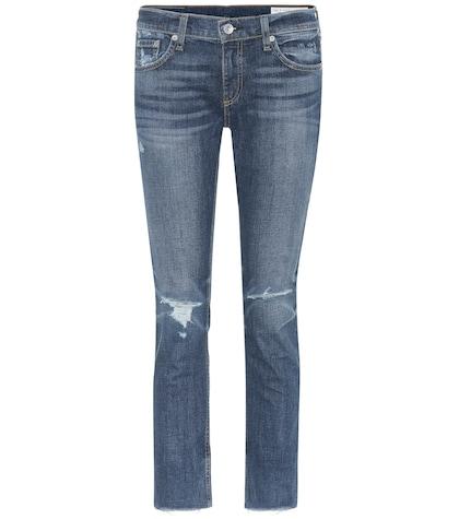 Burberry Dre Cropped Slim Boyfriend Jeans