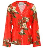 Gucci Silk-blend Pyjama Shirt