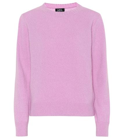 A.p.c. Lauren Wool And Cotton Sweater