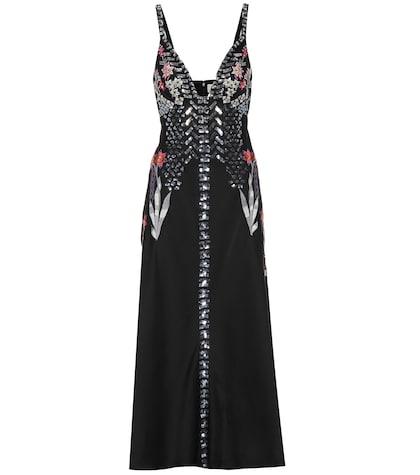 Temperley London Finale Embellished Satin Dress
