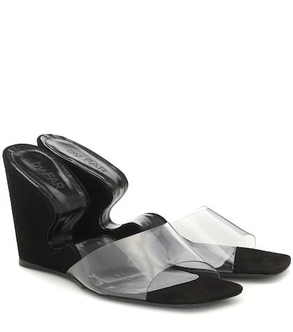 By Far Greta Pvc And Leather Sandals