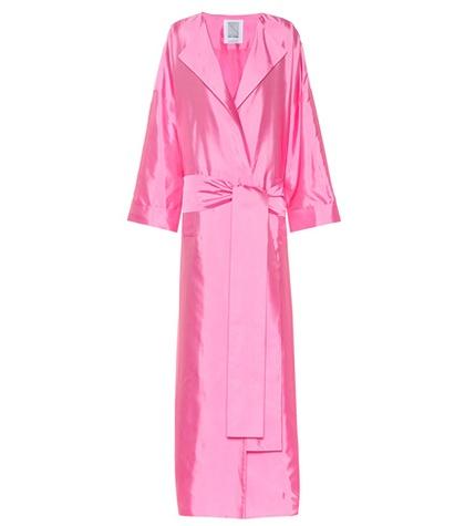 Rosie Assoulin Silk Taffeta Coat