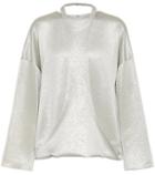 Valentino Hammered Lamé Top