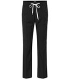 Miu Miu Mohair And Wool Drawstring Pants