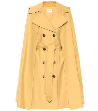 Khaite The Donna Cotton Twill Trench Cape