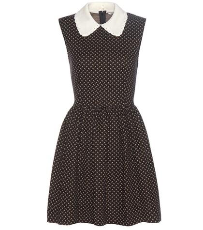 Miu Miu Cotton And Wool-blend Dress