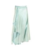 Sies Marjan Mallory Asymmetric Silk-blend Skirt