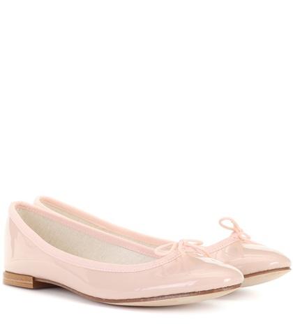Veronica Beard Cendrillon Patent Leather Ballerinas