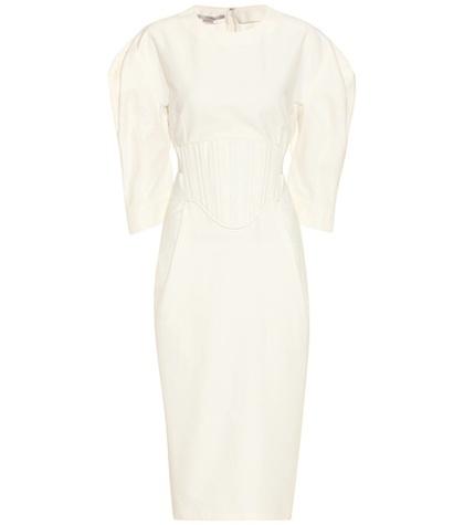 Charlotte Olympia Cotton And Linen-blend Dress
