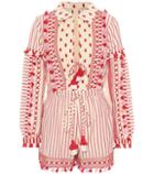Dodo Bar Or Embroidered Cotton Playsuit