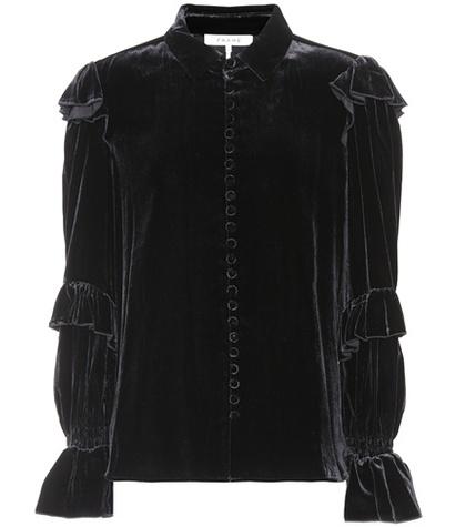 Frame Velvet Blouse
