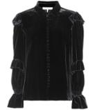 Frame Velvet Blouse