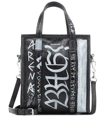 Moncler Bazar S Graffiti Leather Shopper