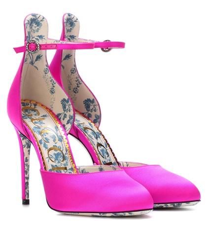 Gucci Satin Pumps