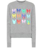 Current/elliott Printed Cotton Sweatshirt