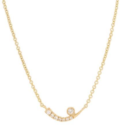 Prada Tusk 14kt Gold Diamond Necklace