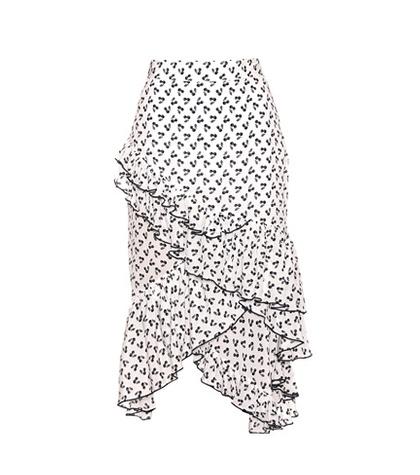 Altuzarra Tucson Printed Silk Skirt