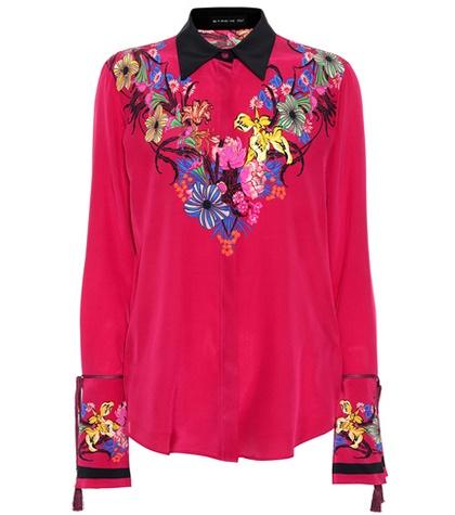 Etro Floral Printed Silk Blouse