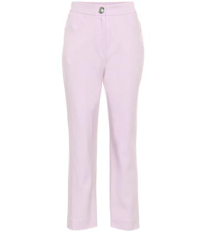 Balmain Wool High-rise Pants