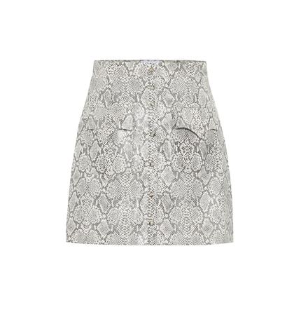 Nanushka Exclusive To Mytheresa – Erin Faux Snakeskin Skirt