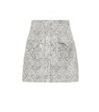 Nanushka Exclusive To Mytheresa – Erin Faux Snakeskin Skirt