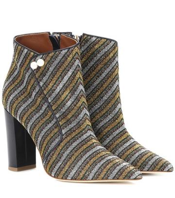 Malone Souliers X Natalia Vodianova Lada Striped Ankle Boots