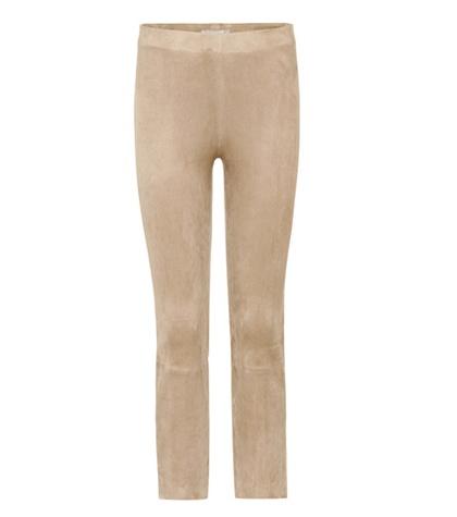 Vince Cropped Suede Trousers