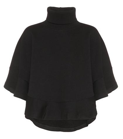 See By Chlo Cotton-blend Turtleneck Top