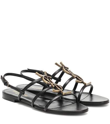 Saint Laurent Cassandra 05 Leather Sandals