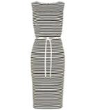 Max Mara Comica Striped Midi Dress