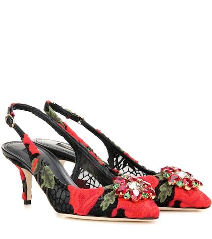 Mcq Alexander Mcqueen Exclusive To Mytheresa.com – Embellished Sling-back Pumps