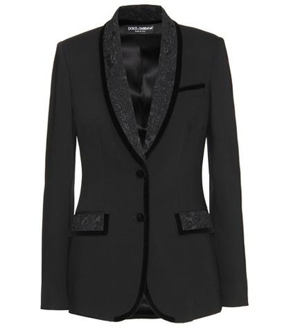 Roger Vivier Wool Crêpe Blazer
