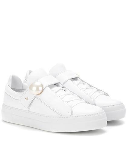 Valentino Leather Sneakers