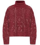 See By Chlo Lace Turtleneck Sweater