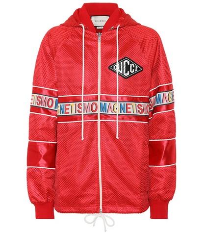 Gucci Perforated Zipped Hoodie