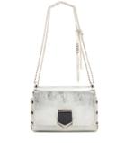Tod's Lockett Petite Metallic Leather Shoulder Bag