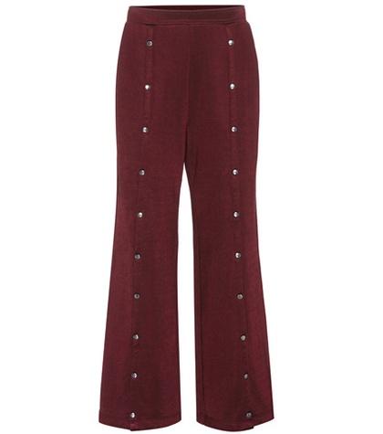 T By Alexander Wang Cotton-blend Trackpants