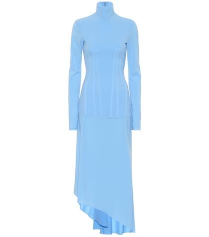 Ellery Dumont Crêpe Turtleneck Dress
