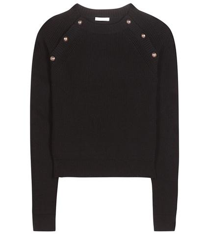 Chlo Embellished Wool Sweater