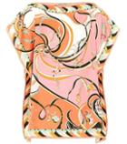 Caroline Constas Printed Silk Top