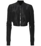 Rick Owens Glitter Flight Cropped Jacket