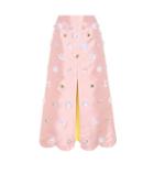 Huishan Zhang Daisy Embellished Cotton And Silk Skirt