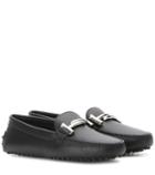 Araks Gommino Double T Leather Loafers