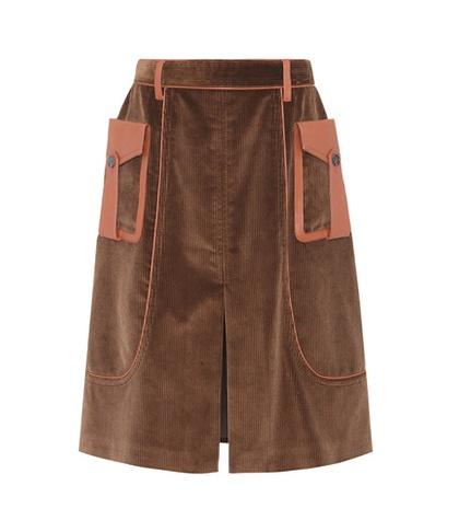 Prada Corduroy Skirt