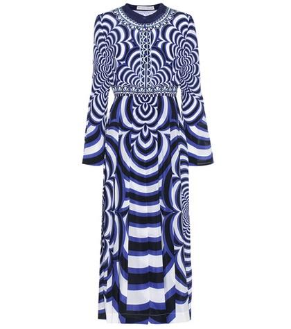 Acne Studios Desmine Printed Silk Dress